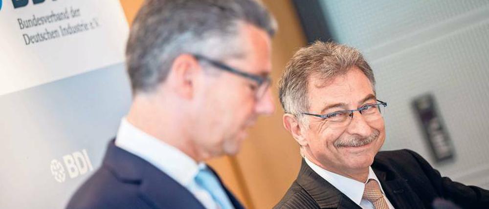 Dieter Kempf (re.), langjähriger Präsident des IT-Verbandes Bitkom, ist jetzt Präsident des BDI.