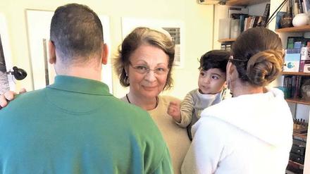 Kerstin S. nahm die iranische Flüchtlingsfamilie bei sich auf und verhalf ihr zu einer Wohnung. 