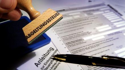 Bleibt die Regelung zur Abgeltungssteuer?