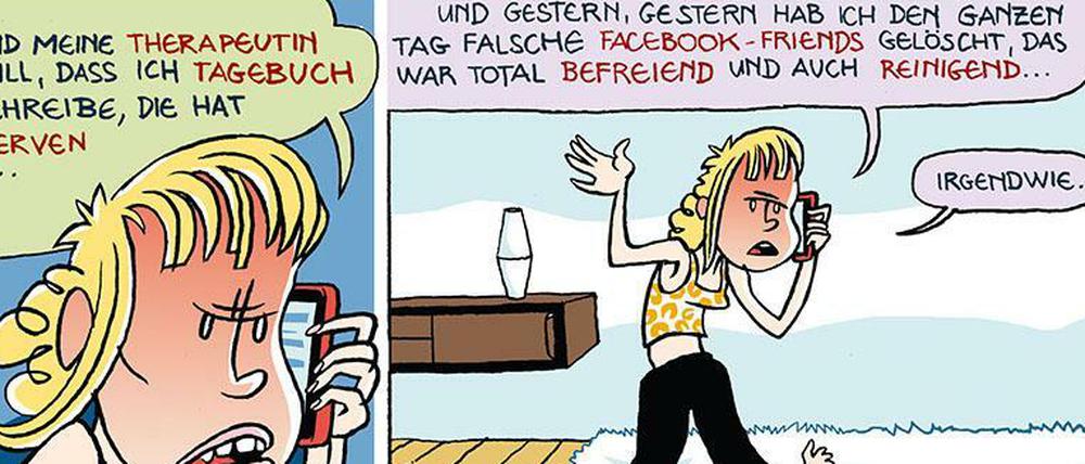 Panoptikum des urbanen Dumpfsinns: Eine Seite aus „Dorle“.
