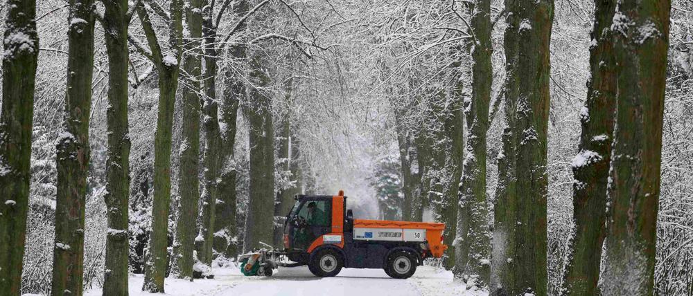 Die Winterdienste werden auch in den nächsten Tagen viel zu tun haben.