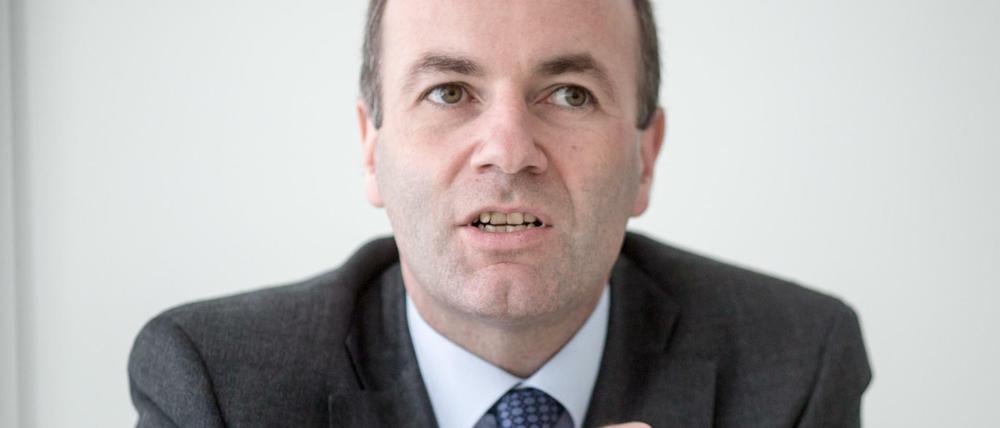 EVP-Fraktionschef Manfred Weber (CSU).