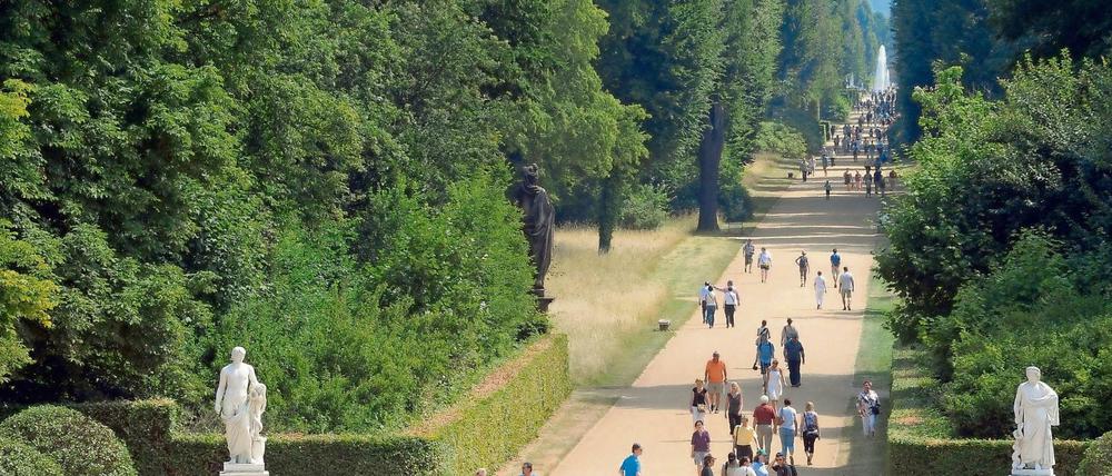 Der Park von Sanssouci, Schauplatz der Musikfestspiele Potsdam.