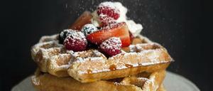 An eine Schwarzwälder Kirschtorte wagen sich nur Fortgeschrittene ran, aber eine Waffel kriegt jeder hin.