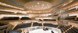 Der Große Saal der Elbphilharmonie in Hamburg.