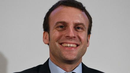 Emmanuel Macron am Dienstag in der Berliner Humboldt-Universität.