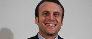 Emmanuel Macron am Dienstag in der Berliner Humboldt-Universität.