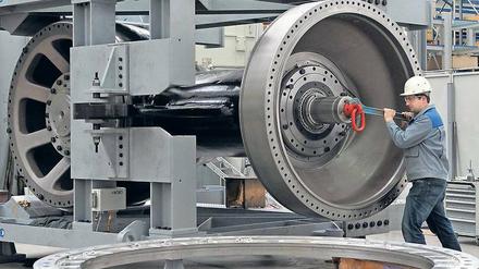 Runde Sache. Die deutsche Industrie ist ausgelastet, die Aussichten bleiben gut. 