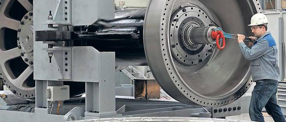 Runde Sache. Die deutsche Industrie ist ausgelastet, die Aussichten bleiben gut. 
