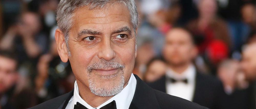 Der Schauspieler George Clooney unterstützt seine Kollegin Meryl Streep, die bei den Golden Globes eine Rede gegen Trump hielt