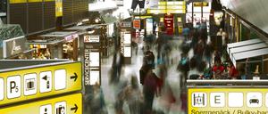 An den alten Flughäfen Tegel und Schönefeld sind voriges Jahr 32,9 Millionen Fluggäste abgefertigt worden.