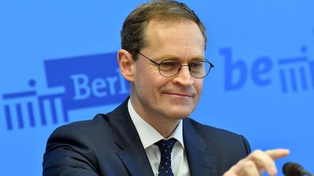 Der Regierende Bürgermeister Michael Müller informiert am Donnerstag über die Strategie der rot-rot-grünen Koalition für die nächsten fünf Jahre.