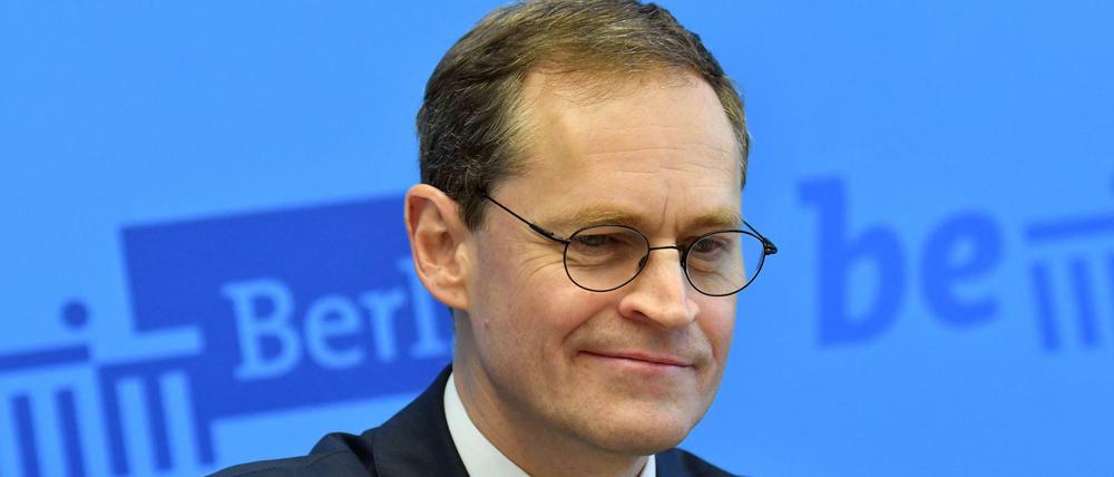 Der Regierende Bürgermeister Michael Müller informiert am Donnerstag über die Strategie der rot-rot-grünen Koalition für die nächsten fünf Jahre.