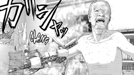 Menschmaschine: Eine Szene aus „Last Hero Inuyashiki“.