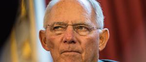 Finanzminister Wolfgang Schäuble.