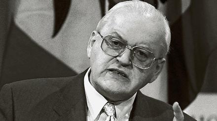 Roman Herzog bei seiner Berliner Rede 1997.