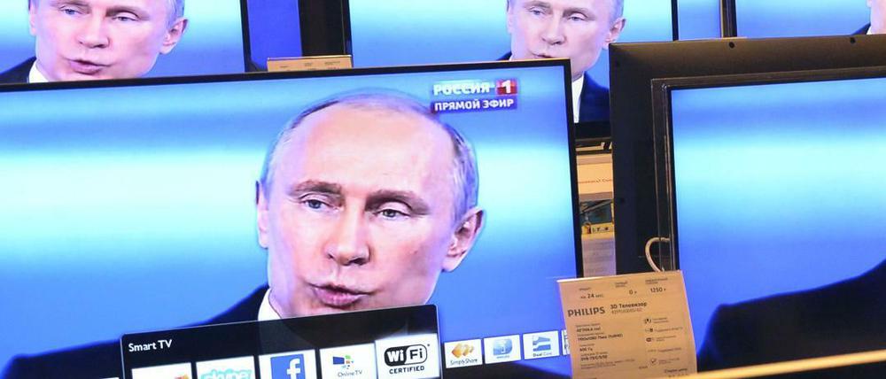 Gestatten, Wladimir Putin! Der US-Sender C-Span strahlte für zehn Minuten Russia Today aus