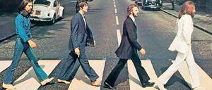 Das legendäre Beatles-Cover vom Album "Abbey Road" aus dem Jahr 1969, fotografiert von Iain Macmillan.