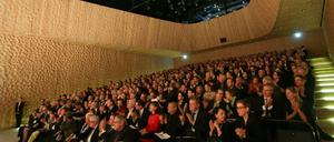 Der Kleine Saal der Elbphilharmonie beim Eröffnungskonzert am Donnerstag.