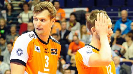 Standen in Lüneburg irgendwie neben sich: Die BR Volleys.