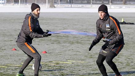 Kontrollierte Bewegung: Ondrej Duda (rechts) arbeitet an seinem Comeback.