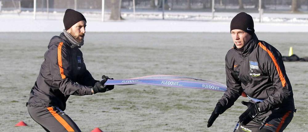 Kontrollierte Bewegung: Ondrej Duda (rechts) arbeitet an seinem Comeback.