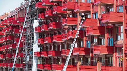 Neubauten in Berlin. Die Immobilieninvestoren zieht es auch im Jahr 2017 wieder in der Hauptstadt. 