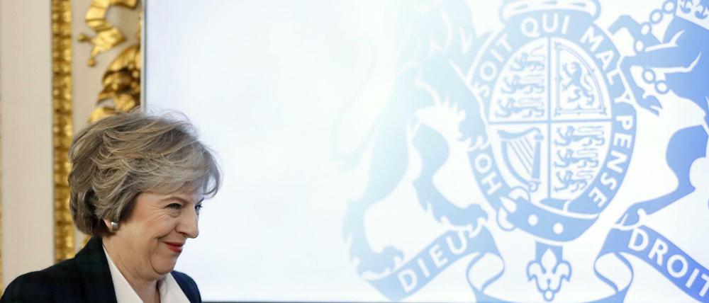 Pläne für den Brexit: Die britische Premierministerin Theresa May 