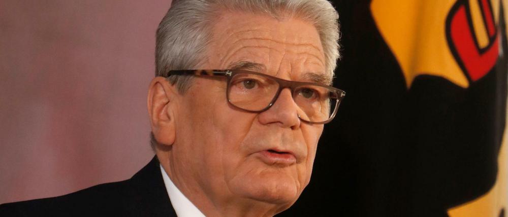 Joachim Gauck zieht nach fünf Jahren im Amt Bilanz. Der elfte Bundespräsident hatte vergangenen Sommer aus Altersgründen seinen Verzicht auf eine zweite Amtszeit erklärt.