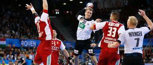 Julius Kühn im Steigflug. Das Auftaktspiel gegen Ungarn entwickelte sich zu einer spannenden Partie.