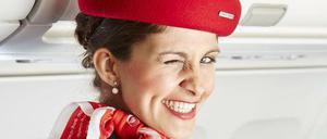 Wird gesucht: Flugbegleiterin bei Air Berlin.