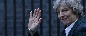 Bye-bye EU. Großbritanniens Premierministerin Theresa May nach ihrer Rede in London. 