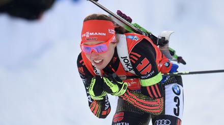 Laura Dahlmeier hat sich das gelbe Trikot zurückgeholt. 