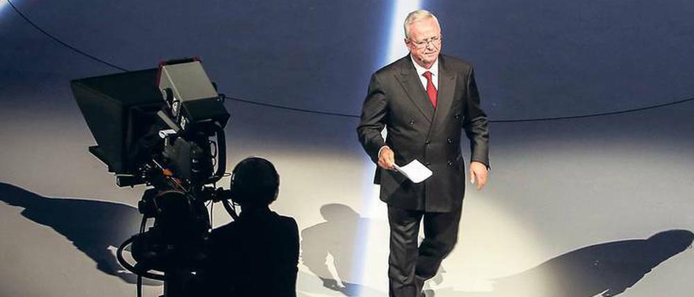 Im Zentrum. Martin Winterkorn auf der IAA im September 2015. Wenige Tage wurde der Dieselskandal bekannt. 