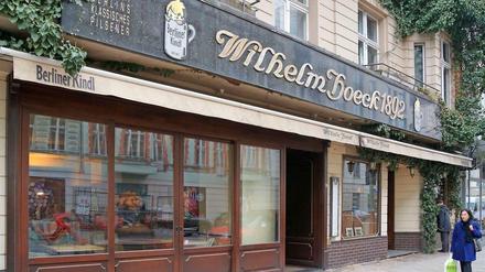 Ausgezapft. In der Wilmersdorfer Straße hat die traditionsreiche Kneipe „Wilhelm Hoeck“ geschlossen – aber wohl nicht für immer.