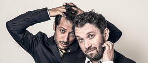 Humor, der weh tut.  Fahri Yardim (links) und Christian Ulmen spielen in „Jerks“ beinahe sich selbst. 