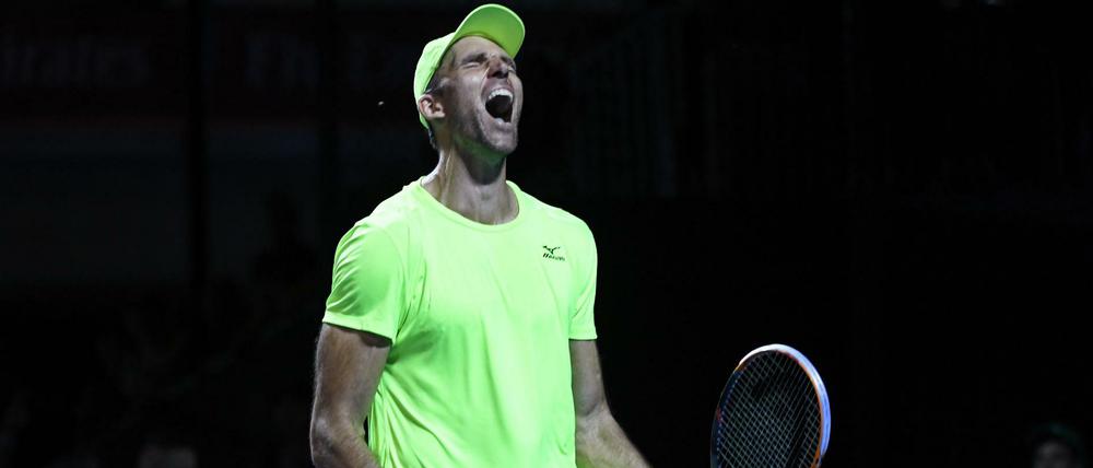 Gewonnen nach nach 5:15 Stunden: Ivo Karlovic.