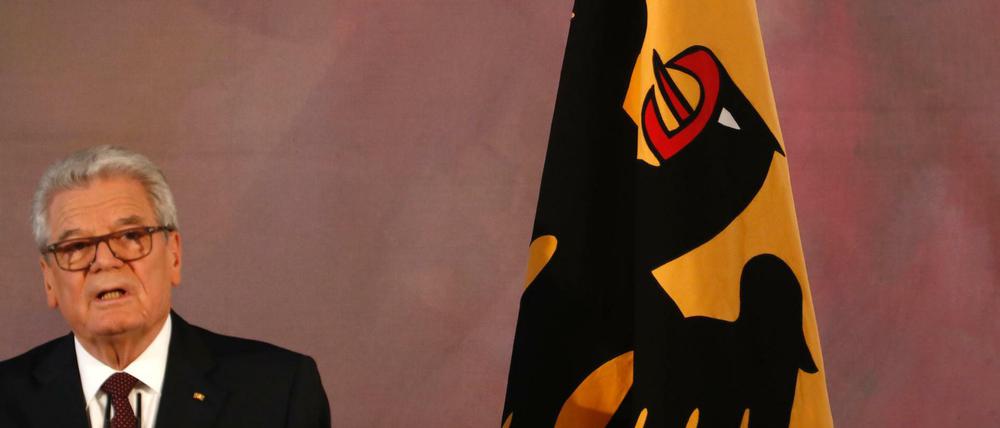 Letzte Rede: Bundespräsident Joachim Gauck