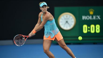 Angelique Kerber gewann zum Auftakt der Australian Open gegen die Ukrainerin Lessia Zurenko.