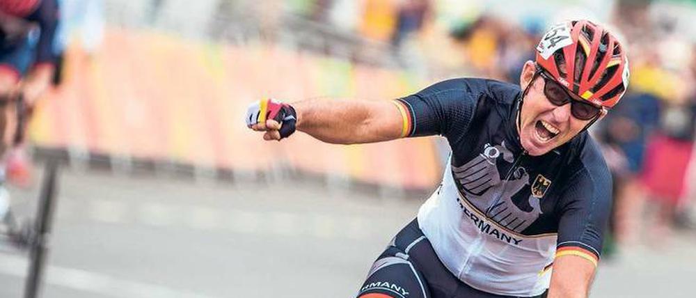 Kein Zufallsprodukt. Hans-Peter Durst ordnet dem Erfolg alles unter und investiert viel in seinen Sport – allein sein Rad kostet 18.000 Euro. Foto: