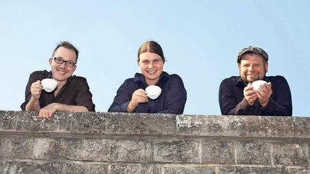 Firmengründer Georg Ruhm, Nadine Heymann und Oliver Klitsch 