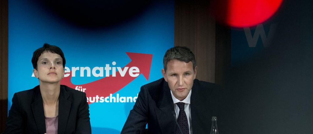 AfD-Politiker Frauke Petry, Björn Höcke: "Ganz bewusst und ganz gezielt immer wieder politisch inkorrekt"  