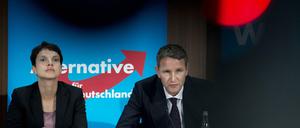 AfD-Politiker Frauke Petry, Björn Höcke: "Ganz bewusst und ganz gezielt immer wieder politisch inkorrekt"  