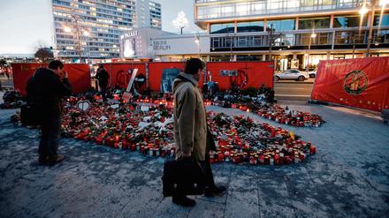 Gedenken an die Opfer vom Anschlag am Breitscheidplatz in Berlin 