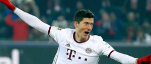 Robert Lewandowski war gegen Freiburg mal wieder nicht zu halten.