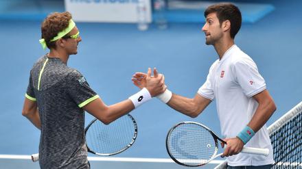 Gratulation mal andersherum. Novak Djokovic steht inzwischen wieder häufiger auf der Verliererseite