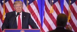 Angespanntes Verhältnis: Donald Trump und die Presse