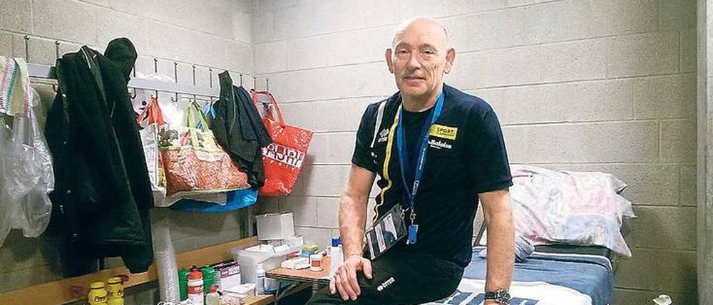 Masseur Etienne Ilegems: "Mir geht es nur gut, wenn es dem Rennfahrer gut geht."