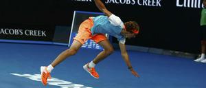 Am Ende ins Straucheln geraten. Alexander Zverev verlangte Rafael Nadal lange alles ab.