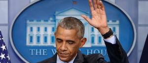 Abschied von der Presse: Der scheidende US-Präsident Barack Obama